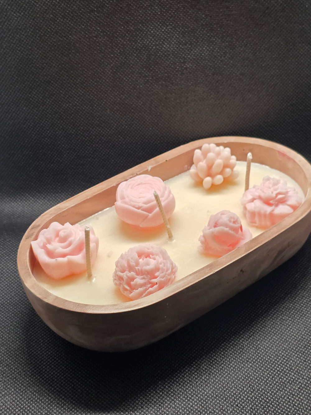 Pistachio Coconut & Salted Caramel Oval Garden Candle