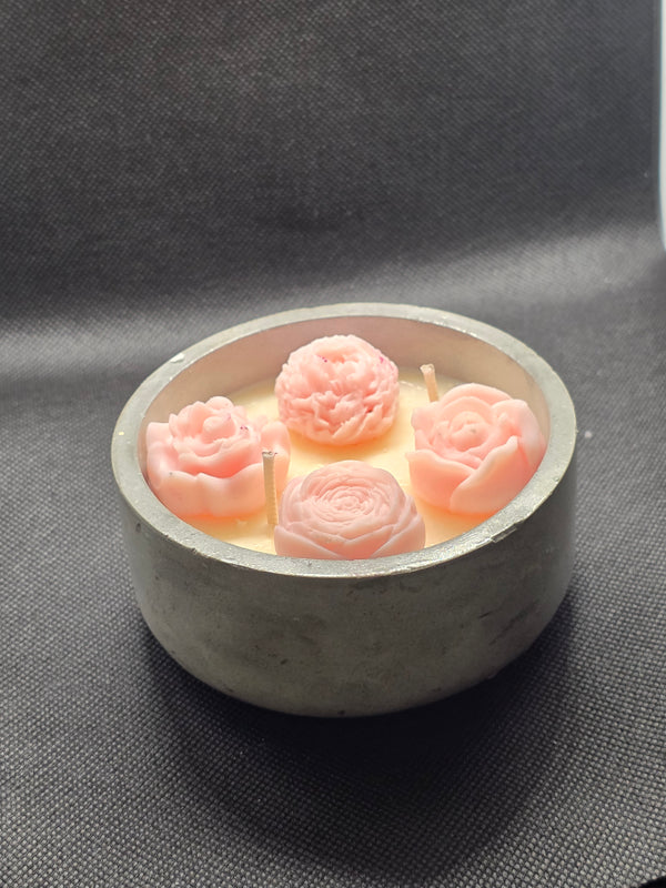 Bergamot & White Patchouli Concrete Floral Candle