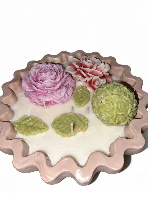 Bergamot & White Patchouli Garden Platter Candle